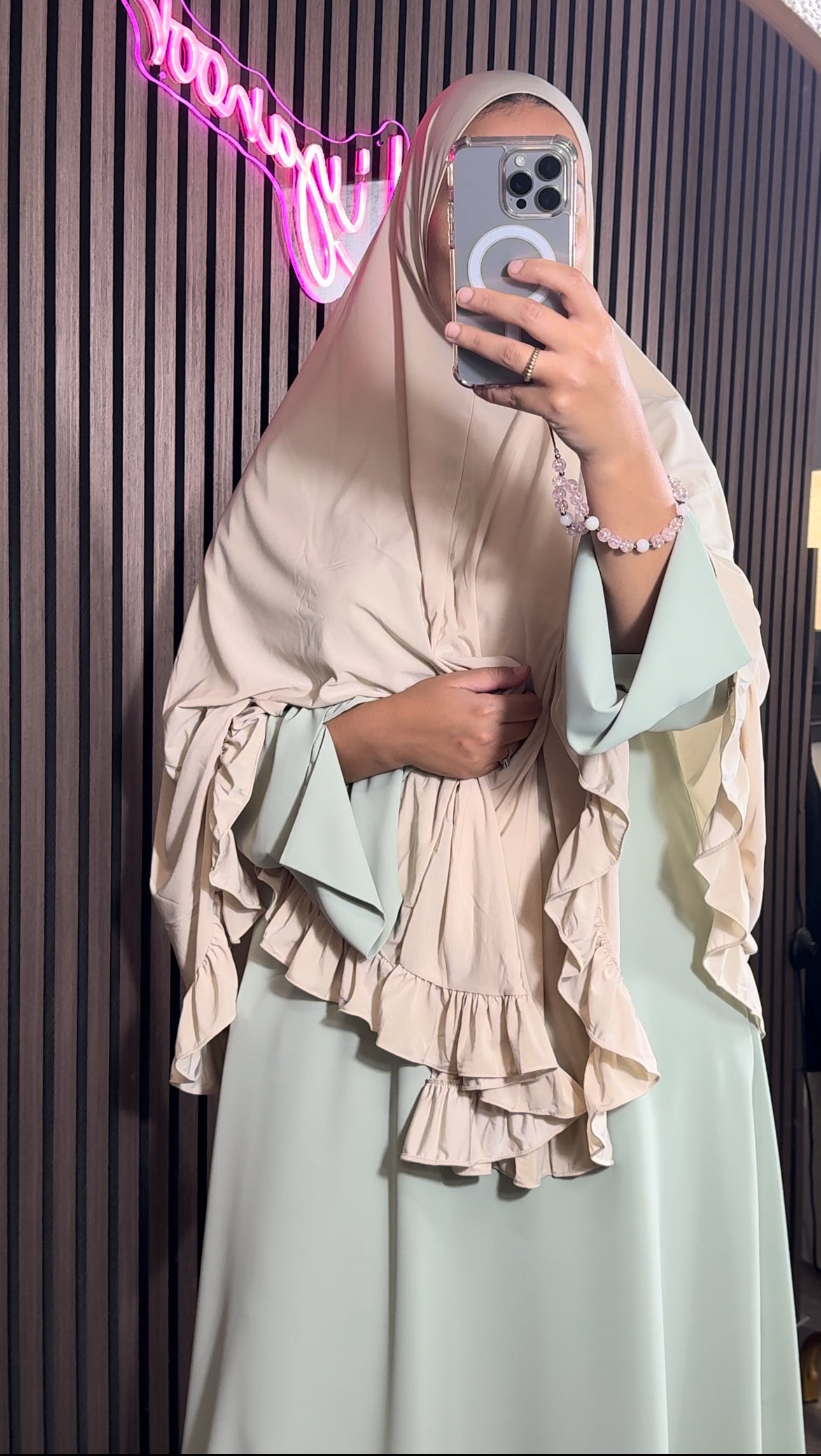 Ruffle Khimar